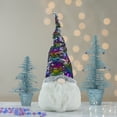 thumbnail image 2 of Northlight Gnome with Rainbow Flip Sequin Hat Christmas Decoration - 24", 2 of 6
