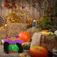 thumbnail image 4 of Sunisery  Halloween Candy Bags Snack Storage Basket Trick or Treat Goody Bags Non-woven Pumpkin Bucket Bags with Handles, 4 of 6