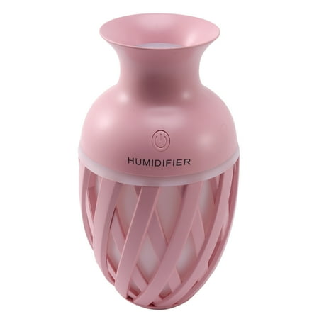 

Chamat 7Color Changing Led Light Usb Mini Humidifier Car Humidifier Diffuser For Household Desktop Pink