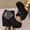 36, variant on Women's Faux Leather Ankle Booties, Round Toe Wedge Heel