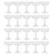 thumbnail image 1 of New Plastic Champagne Flutes Disposable - 20pcs Clear Plastic Champagne Glasses For Parties Clear P, 1 of 5