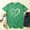 Green, variant on Zivyakyron T-Shirts Womens Summer Short Sleeve Womens Clothes Graphics Casual Loose Going Out Valentine's Day Tops