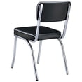 thumbnail image 7 of Chrome Frame with Open Back / Vintage - Inspired Dining Side Chairs, 7 of 7