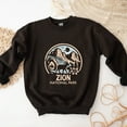 thumbnail image 4 of Zion National Park Two-Toned Circle - Women's Graphic Sweatshirt, 4 of 13