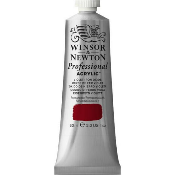 Winsor & Newton Artists' Acrylic Color, 60ml Tube, Violet Iron Oxide