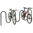 thumbnail image 2 of Global Industrial Wave Bike Rack, Black, Below Ground Mount, 9-Bike, 2 of 4