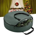 thumbnail image 3 of LHWEN Christmas Tree Storage Bag Tall Christmas Trees Reinforced Carry Handles Zippered Storage Containers from Dust Water Damage Easy Carry Festive Green Identification Card Slot Seasonal Storage, 3 of 8