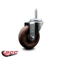 thumbnail image 2 of 4 Inch High Temp Glass Filled Nylon Wheel Swivel 5/8 Inch Threaded Stem Caster, 2 of 2