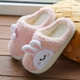 thumbnail image 2 of Yindaity Boys Slippers Baby Girl's Soft Plush Slippers Cartoon Warm Winter House Shoes(RD2,10), 2 of 7