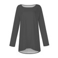thumbnail image 4 of Knosfe Long Tops To Wear with Leggings Plus Size Cute Long Sleeve Crewneck Womens Shirts Trendy Casual Winter Blouse for Women Fall Fashion Loose Long Womens Tops, 4 of 6