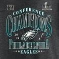 thumbnail image 4 of Men's Fanatics  Heather Charcoal Philadelphia Eagles 2024 NFC Champions Right Side Draw Tri-Blend T-Shirt, 4 of 4