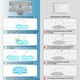 thumbnail image 5 of Almohada Memory Foam, Almohada Cervical para Aliviar el Dolor de Cuello, Almohada Ortopédica Ergonómica para Personas Que Dormir de Lado, Boca Arriba o Boca Abajo, con Fundas de Almohada, 5 of 6