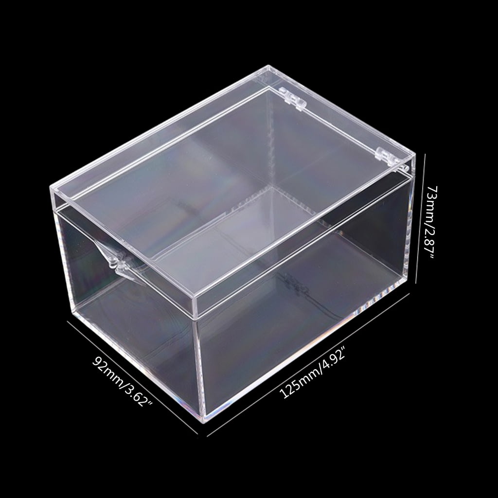 ANXPTIME Multipurpose Clear Acrylic Storage Box Spacious Design for Crafts and More