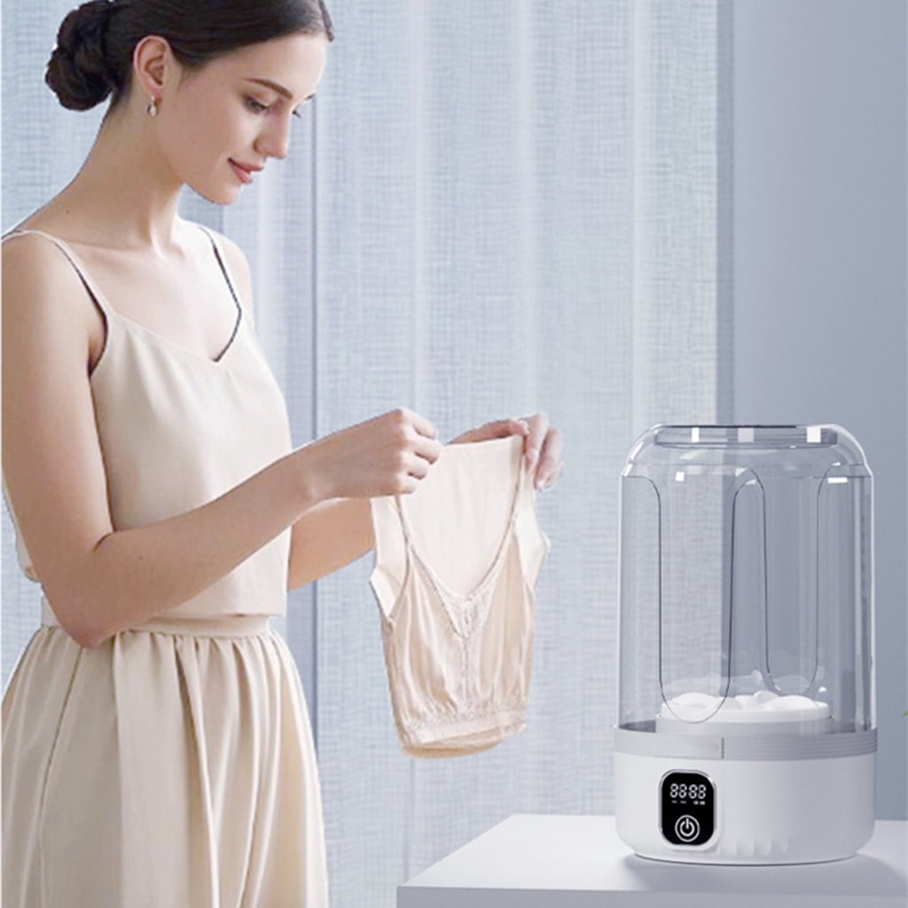 Miniature Rechargeable Clothes Washer for Delicates Socks and Towels Washing Machine Laundry Device