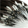 thumbnail image 2 of Aorsher Micro Links Human Hair Extensions Natural Black Micro Loop Hair Extensions Micro Ring Remy Hair Extensions 100Strands Cold Fusion Extensions for Women, 2 of 9