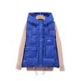thumbnail image 5 of Shadoumai Womens Puffer Vest Sleeveless Hooded Zip Up Jacket Casual Quilted Winter Coat Stand Collar Gilet Jacket with Pockets, 5 of 6