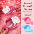 thumbnail image 3 of YoGold Candy Shaped Containers, Valentine Candy Jar, Fillable Candy Containers Come, DIY Sweetheart Candy Jar for Sugar, Cookie, Nuts Valentines Day Gift For Women B, 3 of 7
