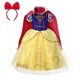 thumbnail image 3 of Disney-vestido de princesa con encanto para niñas, traje de Cosplay de Cenicienta, Bella, Aurora, Blancanieves, vestido de baile de malla, disfraz de Carnaval y cumpleaños, 3 of 5