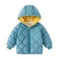thumbnail image 4 of SILVERCELL Toddler Baby Boys Girls Puffer Jacket Winter Warm Padded Jacket Hooded Coat 2-7 Years, 4 of 12