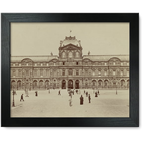 Framed Print: Louvre, Paris, France, 1890