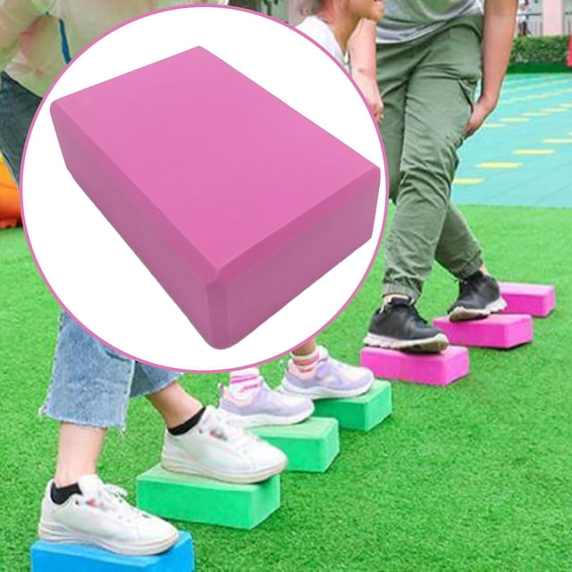 Piedra de equilibrio para niños CUTICAT Sensory Riverstones Juguetes de juego sensorial Rectángulo Rosa roja