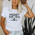 thumbnail image 2 of Pompotops T-Shirts "I Am That Mom" pour la Fête des Mères, Imprimé Graphique Lettre, Manches Courtes, Col Rond, Blouse Décontractée d'Été, 2 of 5
