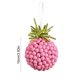 thumbnail image 3 of Adornos para árbol de Navidad, bolas decorativas de plástico de 10 cm, acabado rosa brillante, poliestireno duradero, para decoración navideña.,Vsgery, 3 of 8