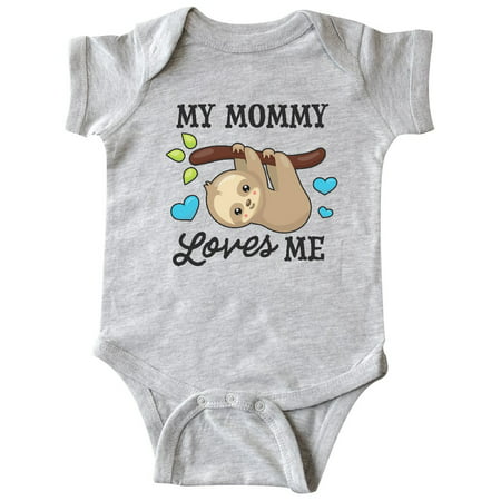 My Mommy Loves Me with Sloth and Hearts Infant Creeper