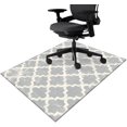thumbnail image 1 of Office Chair Mat for Hardwood & Tile Floor,Boho Moroccan Grey 36"x48" Computer Chair Mat for Rolling Chairs Carpet, Under Desk Non Slip Gaming Rug, Low-Pile Rubber Backing Large Protector Mat, 1 of 5