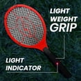 thumbnail image 2 of Electric Fly Swatter 2 Pack - 3000V Electric Grid Bug Zapper Racket with Safety Mesh, Handheld Mosquito & Fly Killer for Indoor & Outdoor Use, AA Batteries Required (Not Included), 2 of 6