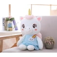 thumbnail image 4 of Set de regalo de peluche HUOGUO, unicornio, 35 cm, supersuave para bebés, 4 of 5