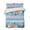LightSteelBlue, variant on Quilts King Size Bedding Set, Summer Ocean Lightweight Quilted Comforter, Coastal Shells Starfish Coral Conch Wooden Blue Soft Bedspread Coverlet with Pillow Covers for All Season, 96" x 106"