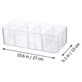 thumbnail image 3 of Caja organizadora para calcetines, 2 unidades, con múltiples rejillas (transparente), 3 of 7