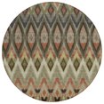 thumbnail image 2 of Addison Rugs Chantille Indoor/Outdoor Transitional Southwest Taupe Washable Round Rug, 8' x 8', 2 of 5