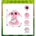 thumbnail image 3 of DolliBu Pink Poodle Dog - Sparkle Eyes Stuffed Animal with Baseball Plush - Soft Huggable Dog, Adorable Playtime Plush Toy, Soft Plush Doll Animal Toy for Kids and Adults - 6 Inch, 3 of 7