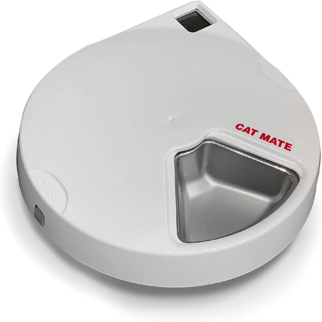 Stainless Steel Inserts for the Cat Mate and Closer Pets Five-meal Automatic (C500) Pet Feeder (Bowls Only)
