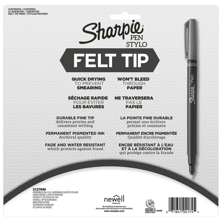 Sharpie® Fine Point Pens - Set of 6 - Classic colours