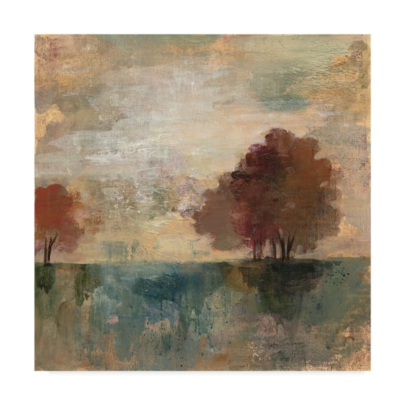 Trademark Fine Art 'Landscape Monotype I' Canvas Art by Silvia Vassileva