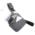 thumbnail image 4 of FloreceBien Bandolera multibolsillos, bolso de pecho para hombre, bolso de pecho antirrobo, 4 of 7