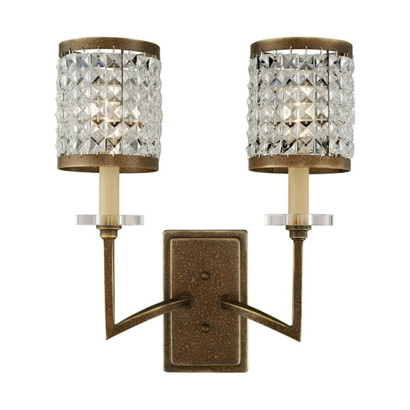 Livex Lighting Grammercy Wall Sconce in Hand Painted Palacial Bronze