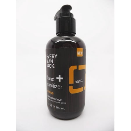 Every Man Jack Hand Sanitizer + Citrus, 6.7 oz. / 200 mL