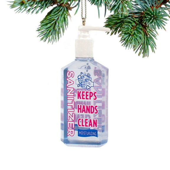 Hand Sanitizer Christmas Ornament