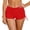 A35 Red, variant on TrendOFT Women's Long Swim Board Shorts High Waisted Quick Dry Beach 7" Swimming Shorts for Women with Pockets Black L