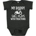 thumbnail image 3 of Inktastic Farmer My Daddy Still Plays with Tractors Boys or Girls Baby Bodysuit, 3 of 5