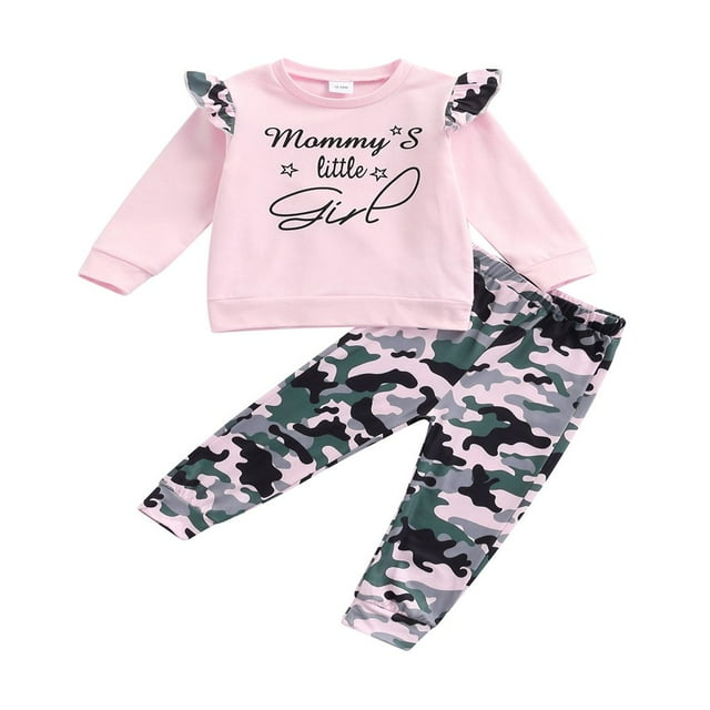 Baby Boys 2PCS Pants Sets Long Sleeve Neck Sweatshirt Tops Solid Color Pants Sets
