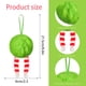 thumbnail image 3 of Adornos Navideños Peludos Verdes | Bolas Navideñas de Felpa Suave con Cinta | Bolas Decorativas Ligeras y Duraderas para Coronas, Centros de Mesa y Fiestas, 3 of 6