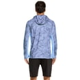 thumbnail image 6 of Pinspark Men's Long Sleeve Fishing Shirts UPF 50+ Sun Protection Hoodie with Mask Quick Dry Hiking Neck Gaiter Hoodie UV Rashguards, 6 of 6