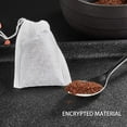 thumbnail image 3 of WWS-400 PCS Tea Bags Disposable Drawstring Tea infusers Loose Leaf Tea Filter Bags Safety & Natural Material,for Loose Tea Herbs Spice Bags for Brew Tea Cold Brew Coffee (7x9cm) (White), 3 of 4