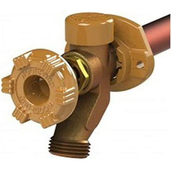 Woodford 17CP-12-MH Model 17 Wall Faucet, 12-Inch, CP Inlet, Metal Handle - Pack of 2