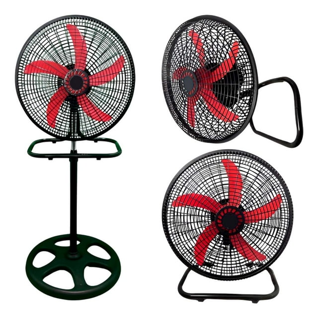 Ventilador Pedestal 3 En 1 Pedestal Piso Pared 3 Velocidades